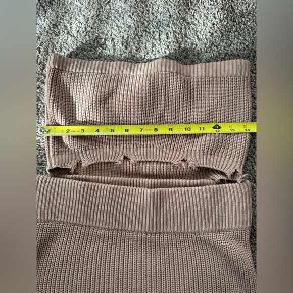 SER.O.YA x REVOLVE Tan Nude Strapless Sleeveless Cut Out Mini Dress Large NWT - Picture 16 of 16